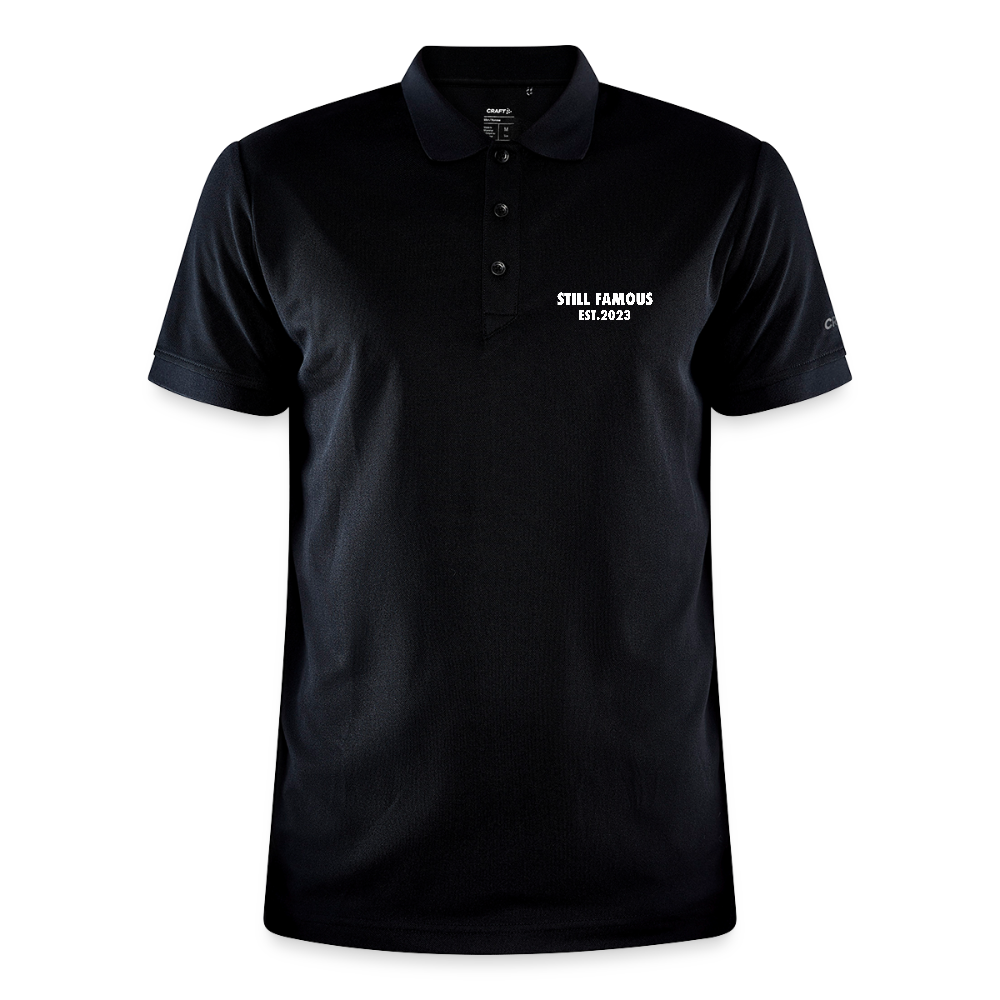 No More Three Putts Polo Golf - Schwarz