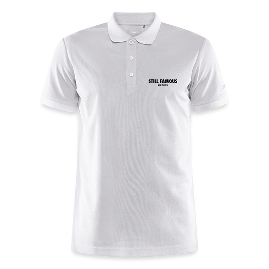 No More Three Putts Polo Golf - Weiß