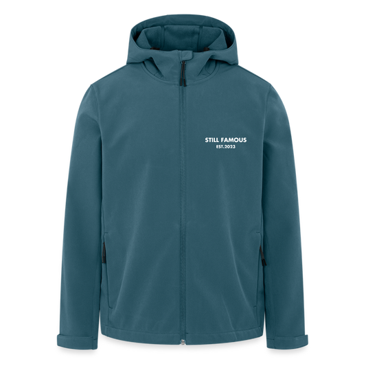 STILL FAMOUS Softshell Jacke - Dunkles Petrol