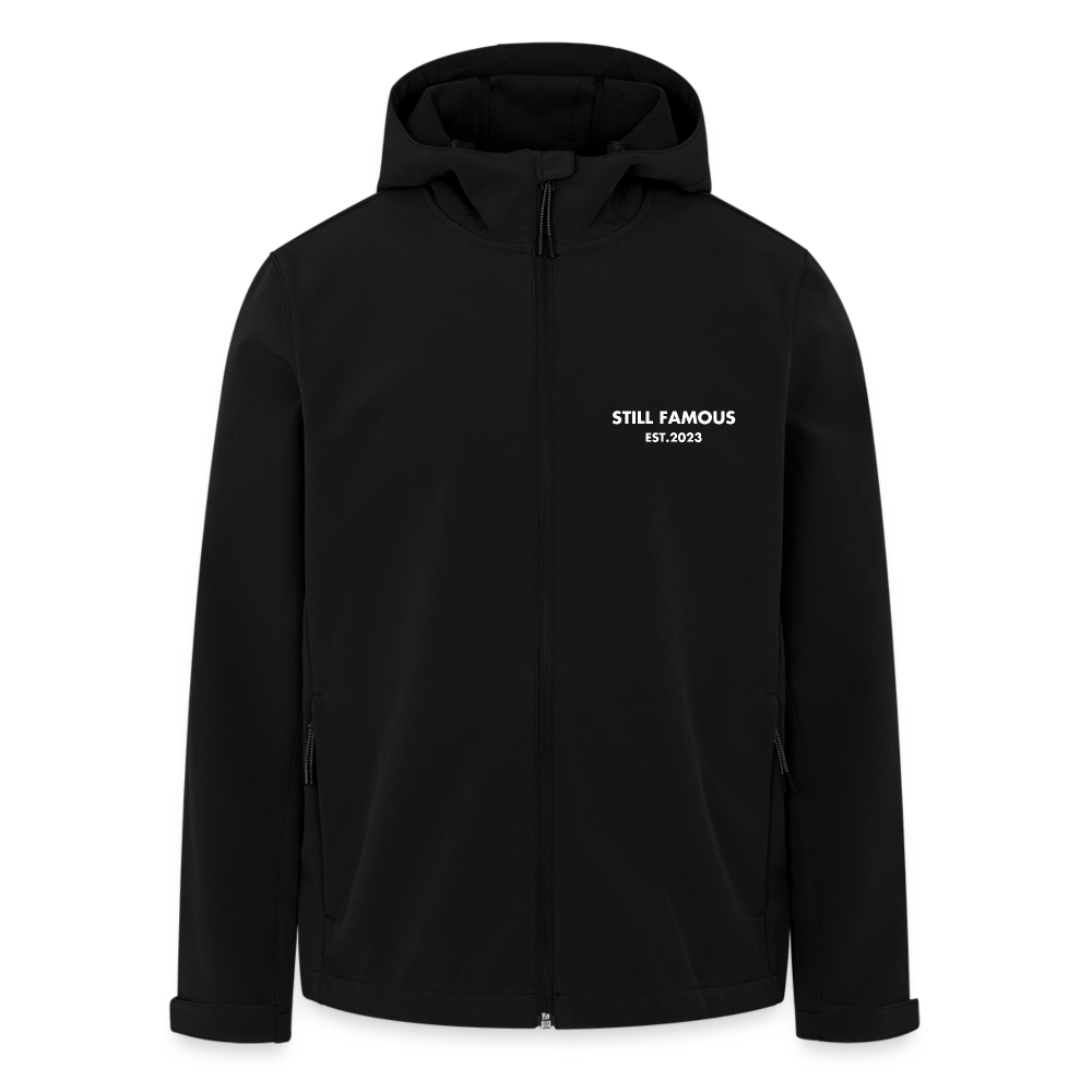 STILL FAMOUS Softshell Jacke - Schwarz
