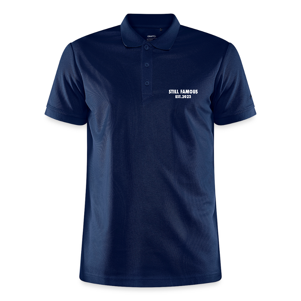 CRAFT Core Unify Polo - Navy meliert