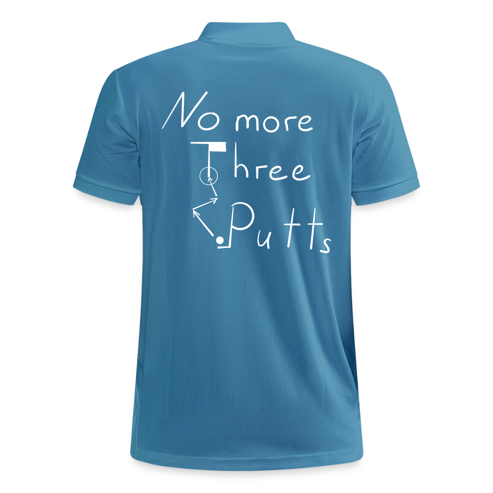 No More Three Putts Polo Golf - Saphirblau