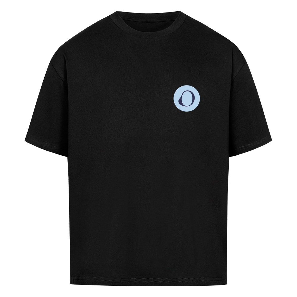 OFF PAPER – Oversized T-Shirt in Schwarz