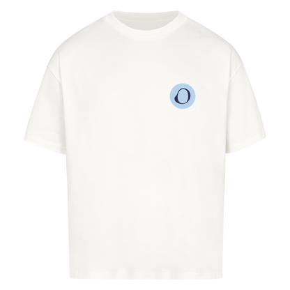 OFF PAPER – Oversized T-Shirt in Weiß