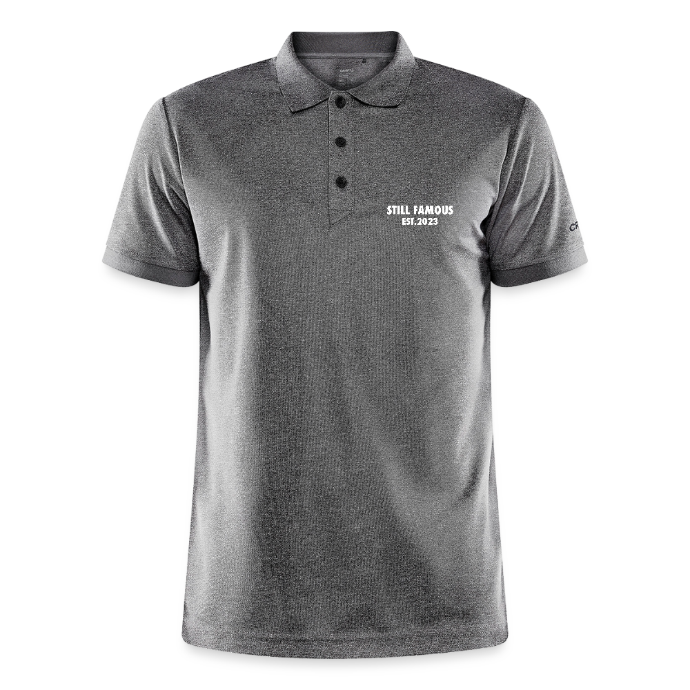 CRAFT Core Unify Polo - Dunkelgrau meliert