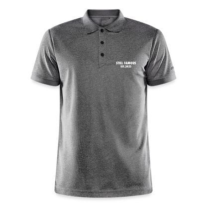 CRAFT Core Unify Polo - Dunkelgrau meliert
