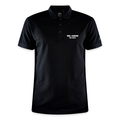No More Three Putts Polo Golf - Schwarz