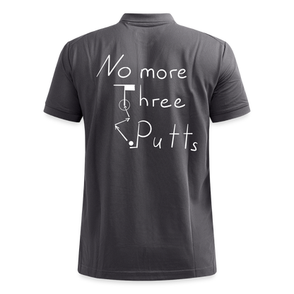 No More Three Putts Polo Golf - Granit