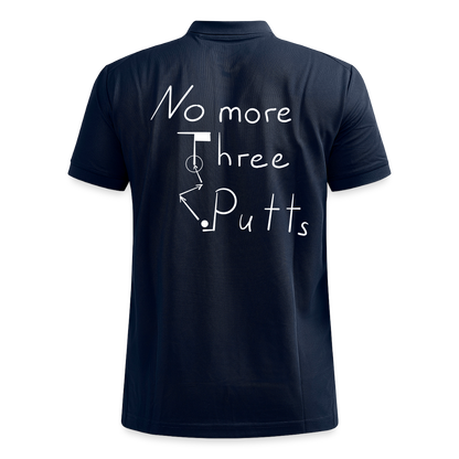 No More Three Putts Polo Golf - Dunkelnavy