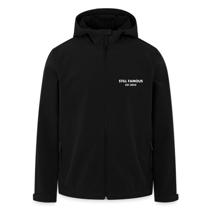 STILL FAMOUS Softshell Jacke - Schwarz