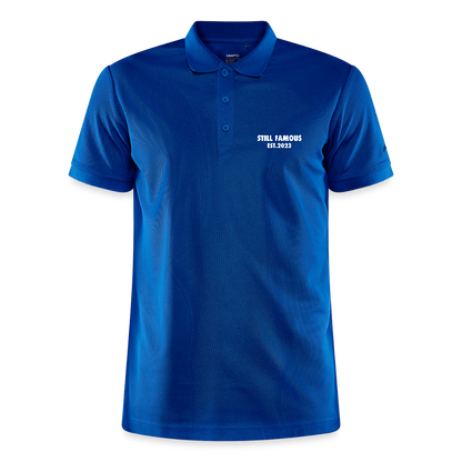 No More Three Putts Polo Golf - Royalblau
