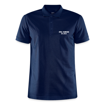 CRAFT Core Unify Polo - Navy meliert