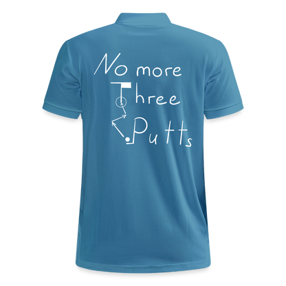 No More Three Putts Polo Golf - Saphirblau